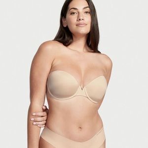 VICTORIA'S SECRET BARE | Sexy Illusions Lightly-Lined Strapless Bra 32DD 32E